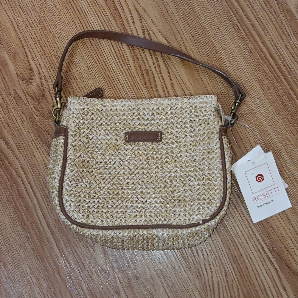Rosetti Women's Clutch purse Y2K Hand Purse NWT Tan Brown